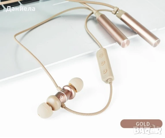 Слушалки KLGO HK-30BL с bluetooth лента, снимка 2 - Слушалки и портативни колонки - 51422026