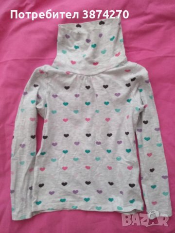 Лот от топли блузи от H&M за момиче 4-6 години, снимка 7 - Детски Блузи и туники - 43143819