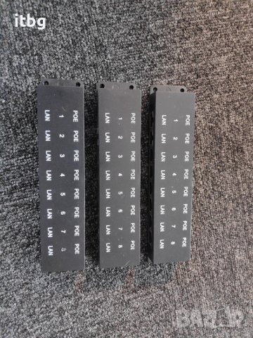  3броя 8-портови Poe инжектора