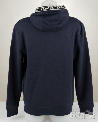 Мъжки тъмносин суитшърт с памук марка Kangol - L, снимка 3 - Суичъри - 33473320