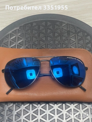 Слънчеви очила в синьо Porsche