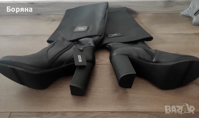 Намалени - Alessa нови с етикет ботуши чизми естествена кожа напа 37 размер, снимка 12 - Дамски ботуши - 48572925