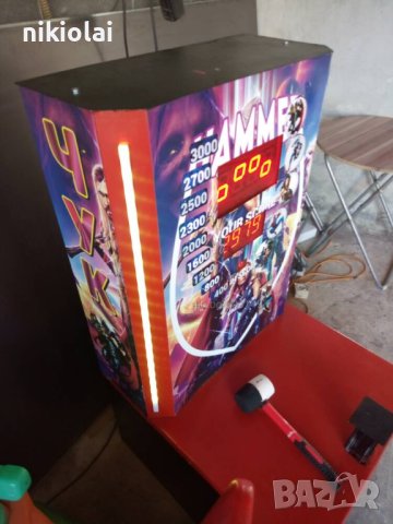 Силомер Чук чукът на Тор електронен боксова круша панаирни съоръжения атракции , снимка 5 - Други игри - 36760777