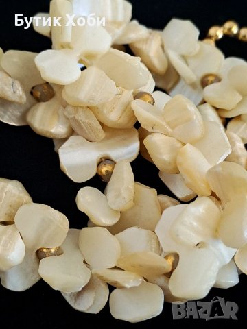 Винтидж колие от естествен седеф , снимка 4 - Антикварни и старинни предмети - 40782902