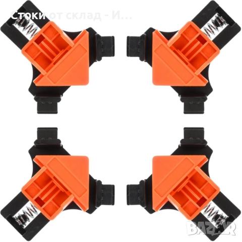 Клипсове комплект 4 броя рамка за фиксиране с 90-градусов прав ъгъл / 4 броя , снимка 4 - Работни маси и бюра - 51731970