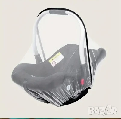 Две голями полиестерни мрежи против комари , снимка 3 - За бебешки колички - 51184409