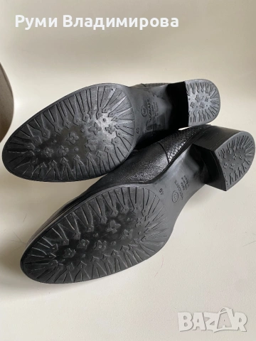 Черни боти Wonders, N 39/ 40, снимка 6 - Дамски боти - 53493807