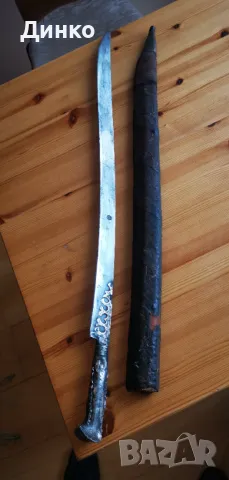 Османски ятаган  19век., снимка 7 - Антикварни и старинни предмети - 50337161