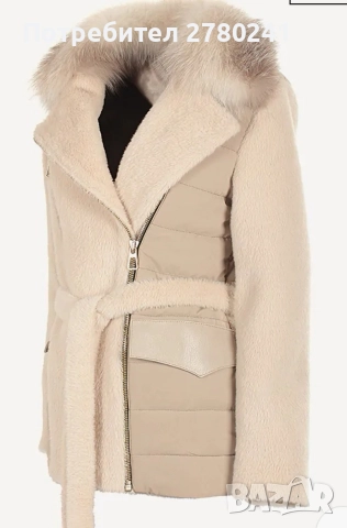Дамско зимно яке алпака, снимка 2 - Якета - 52814700