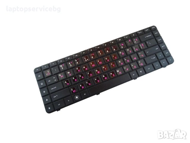 Клавиатура за HP G62 Compaq Presario CQ62 CQ56 CQ56-100 595199-001 с кирилица, снимка 1 - Части за лаптопи - 43945810