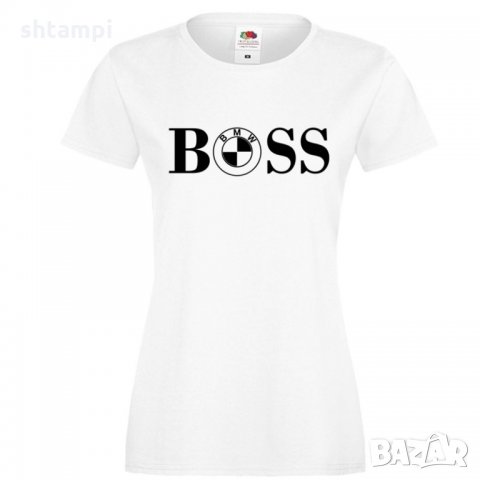 Дамска тениска BMW BOSS, снимка 2 - Тениски - 32836130