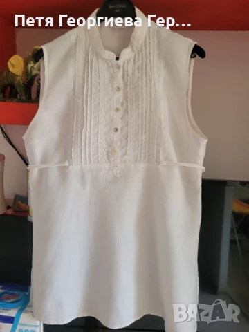 Ленена риза без ръкави размер XL