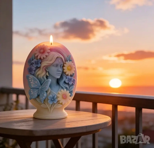 Молд яйце с жена и пеперуда, снимка 9 - Форми - 53412627