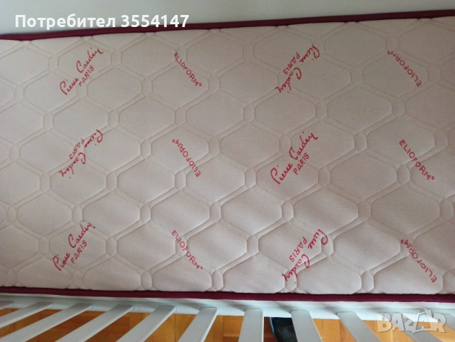 Детско италианско легло заедно с Пиер карден матрак , снимка 3 - Мебели за детската стая - 53582405