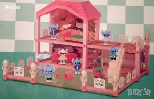 Къщата на Лило и Стич с фигури на Лило и Стич 181120, снимка 3 - Конструктори - 48043923