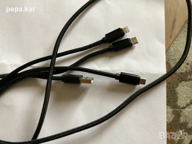 Универсален кабел за зареждане на всички модели телефони , снимка 3 - Оригинални зарядни - 53017779