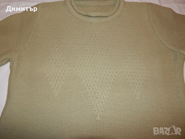Зелена блуза С-М размер, снимка 2 - Блузи с дълъг ръкав и пуловери - 52049775