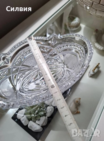 Кристална купа, снимка 9 - Декорация за дома - 52680142