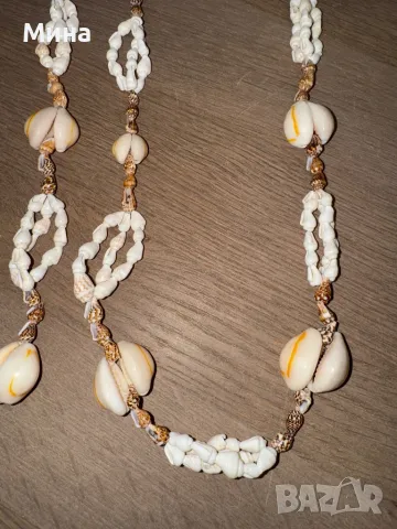 Гердан от мидички, снимка 3 - Колиета, медальони, синджири - 50355379