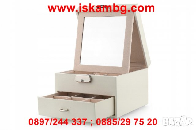 Елегантен куфар за бижута - код 0755, снимка 6 - Други - 26723900