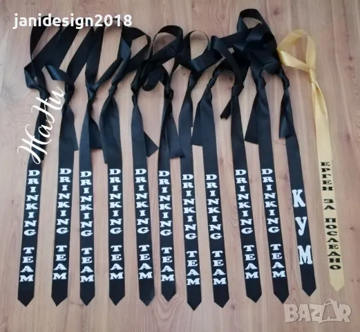 комплекти за ергенско парти:вратовръзки, тениски, надпис, чаши или халби за бира , снимка 7 - Други - 49716162