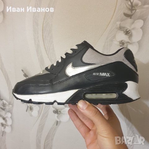оригинални маратонки Nike Air Max 90 Black номер 42.5, снимка 18 - Маратонки - 42630010