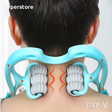 Масажор за врат ръчен Ролер Digital One SP00776 Ръчен масажор за врат, снимка 9 - Други стоки за дома - 40700739