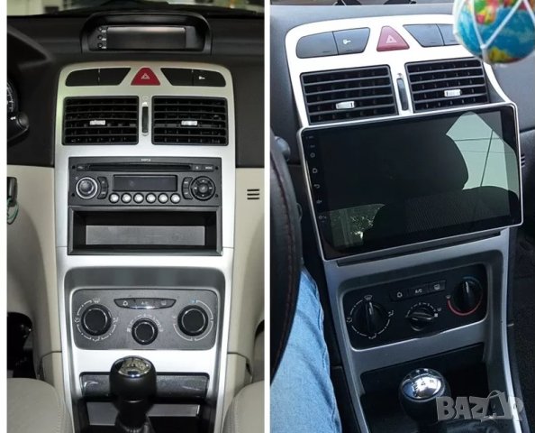 Мултимедия, за Peugeot 307, Двоен дин, Навигация, дисплей, 2 Дин, плеър, екран, Android, Пежо 307, снимка 2 - Аксесоари и консумативи - 43518218