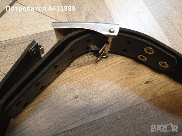 нов мъжки кожен колан , снимка 2 - Колани - 51978441