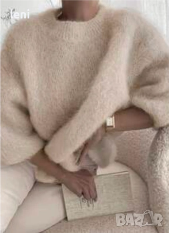 Супер пухкав дамски пуловер 