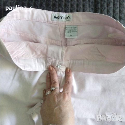 Сатенирани дънкови бермуди "woman's" fashion / голям размер , снимка 3 - Къси панталони и бермуди - 40535271