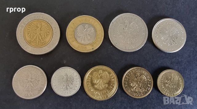 Полша . Полски злоти. Лот . 9 бройки., снимка 7 - Нумизматика и бонистика - 38447170