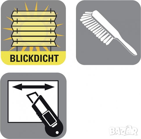 Плисирана щора GARDINIA EASYFIX без пробиване, за затягане, снимка 4 - Щори - 39976301