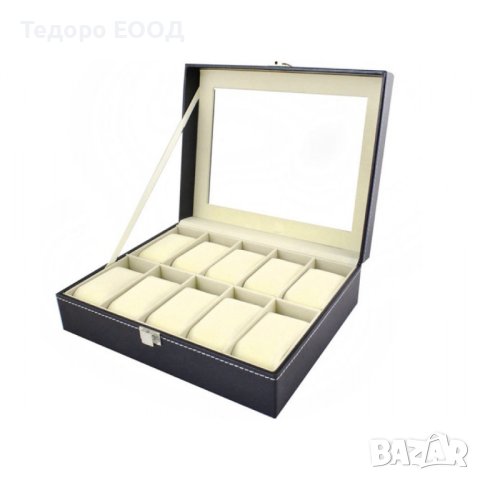 Луксозна кутия за часовници или други бижута с 10 отделения, снимка 3 - Други - 43900960
