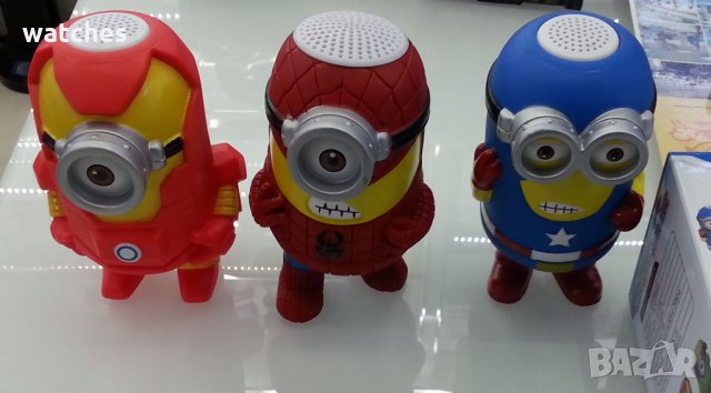 Тонколонка - миньон, Капитан Америка , снимка 14 - Bluetooth тонколони - 28747958