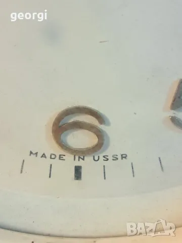 Руски стенен часовник Янтар , снимка 4 - Стенни часовници - 48956239