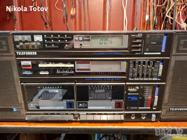 Продава се касетофон Telefunken HP-830T. , снимка 2 - Радиокасетофони, транзистори - 53133285