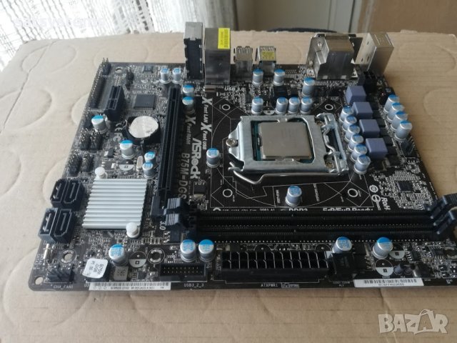 Дънна платка ASRock B75M-DGS Socket LGA1155, снимка 5 - Дънни платки - 43245577