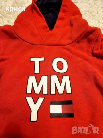 Детски суитчър Tommy Hilfiger оригинален размер 92, снимка 2 - Бебешки блузки - 48911076