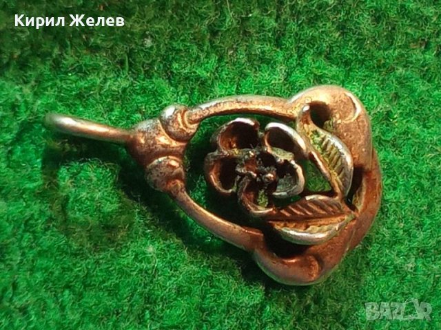 СРЕБЪРНА РОЗА ФИН СРЕБЪРЕН МЕДАЛЬОН СРЕБРО 925 ХУДОЖЕСТВЕНА РЪЧНА АЖУРНА ИЗРАБОТКА 39227, снимка 3 - Колиета, медальони, синджири - 45966977