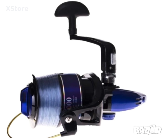 Качествена риболовна макара с метална конструкция и монофилно влакно - идеална за всякакви условия, снимка 2 - Макари - 52520259