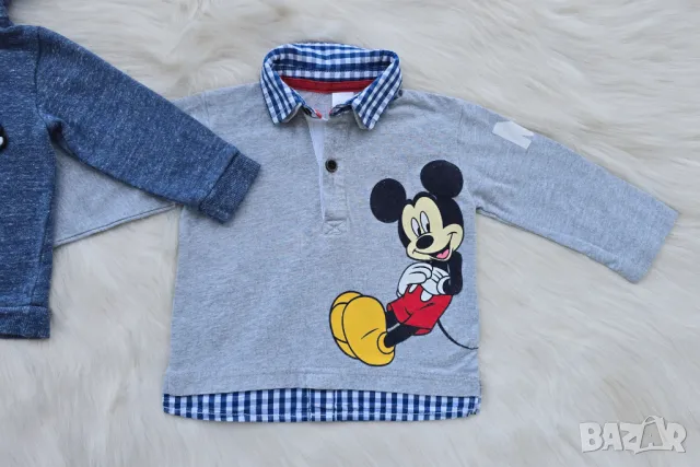 Бебешки блузи Мики Маус 6-9 месеца, снимка 7 - Бебешки блузки - 50382489