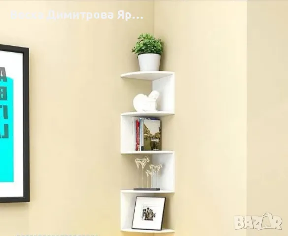 Ъглова етажерка за съхранение с 5 рафта, снимка 4 - Други - 50106679