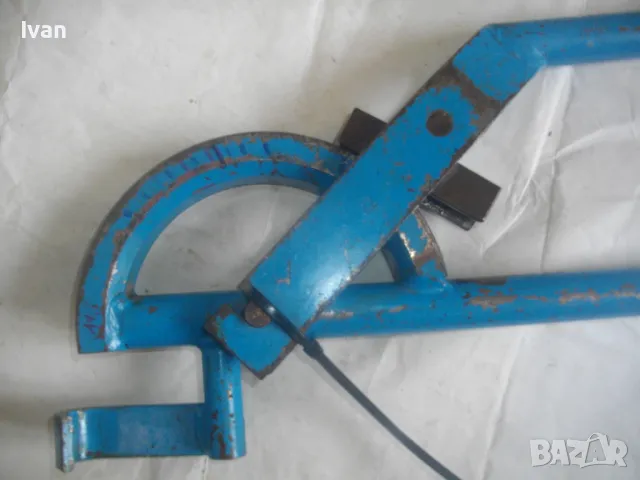 РЪЧЕН ТРЪБОГИБ 22мм Ръчен уред немски старо качество за огъване всякакви тръби метални дебелостенни , снимка 4 - Други инструменти - 47757096