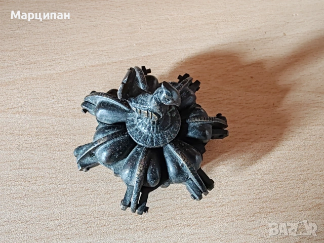 Антикварна малка масленица, снимка 4 - Антикварни и старинни предмети - 53094179