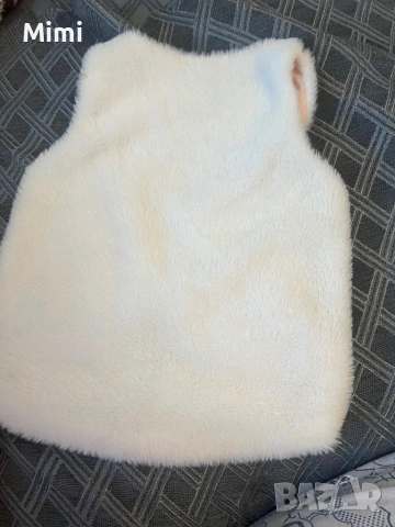 Benetton детска рокля+пухено елече 2г, снимка 9 - Бебешки рокли - 49291032