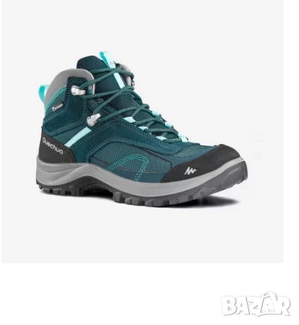 QUECHUA НЕПРОМОКАЕМИ ТУРИСТИЧЕСКИ ОБУВКИ  MH100 MID, ТЮРКОАЗ  номер 39