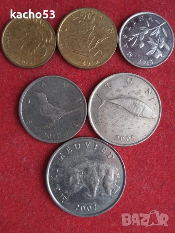 Лот Хърватия 2005-19 г. - 6 броя.