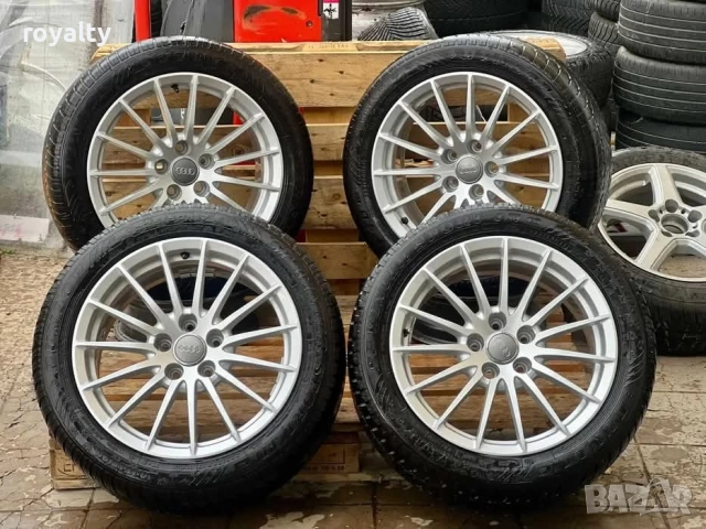 5х112 17 Цола Джанти Оригинални Ауди ЕТ 29 J 7.5, снимка 8 - Аксесоари и консумативи - 51995155