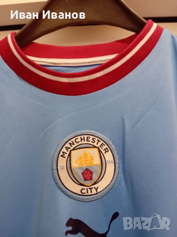 Чисто нов оригинален екип на Манчестър Сити - Ерлинг Холанд, снимка 4 - Футбол - 51664805